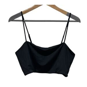 House Of Harlow Black Cropped Tank Women's Large